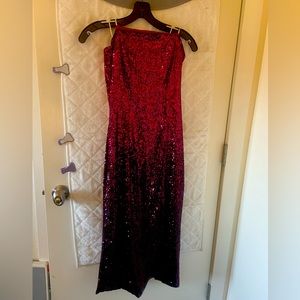 Size 4, Trina Turk, all sequins, worn once. Never altered.